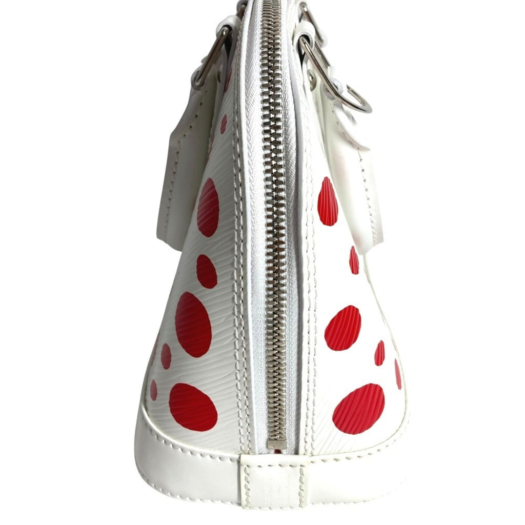Louis Vuitton Yayoi Kusama Red Color White Epi Leather Handbag Shoulder Bag (Pre-Owned)