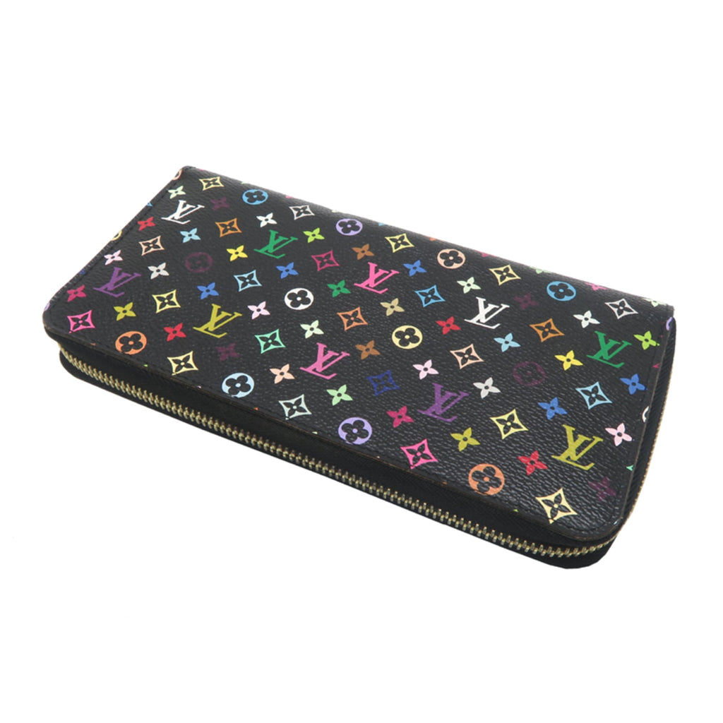 Louis Vuitton Noir Monogram Multicolore Long Wallet (Bi-Fold) (Pre-Owned)