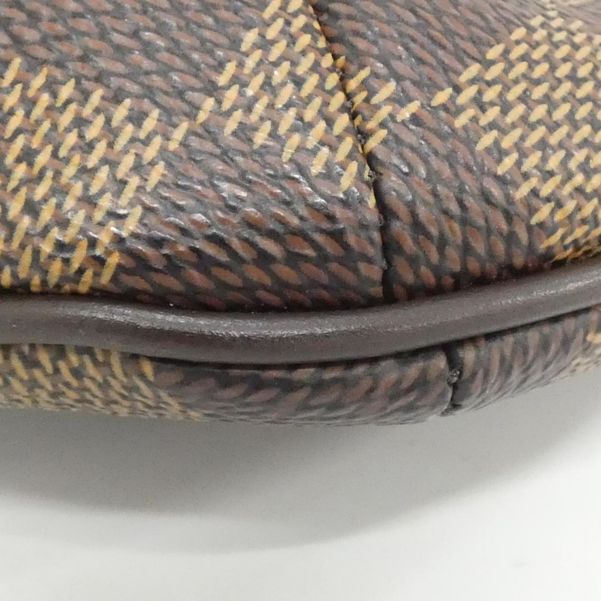 Louis Vuitton Brown Coated Canvas Shoulder Bag (Pre-Owned)