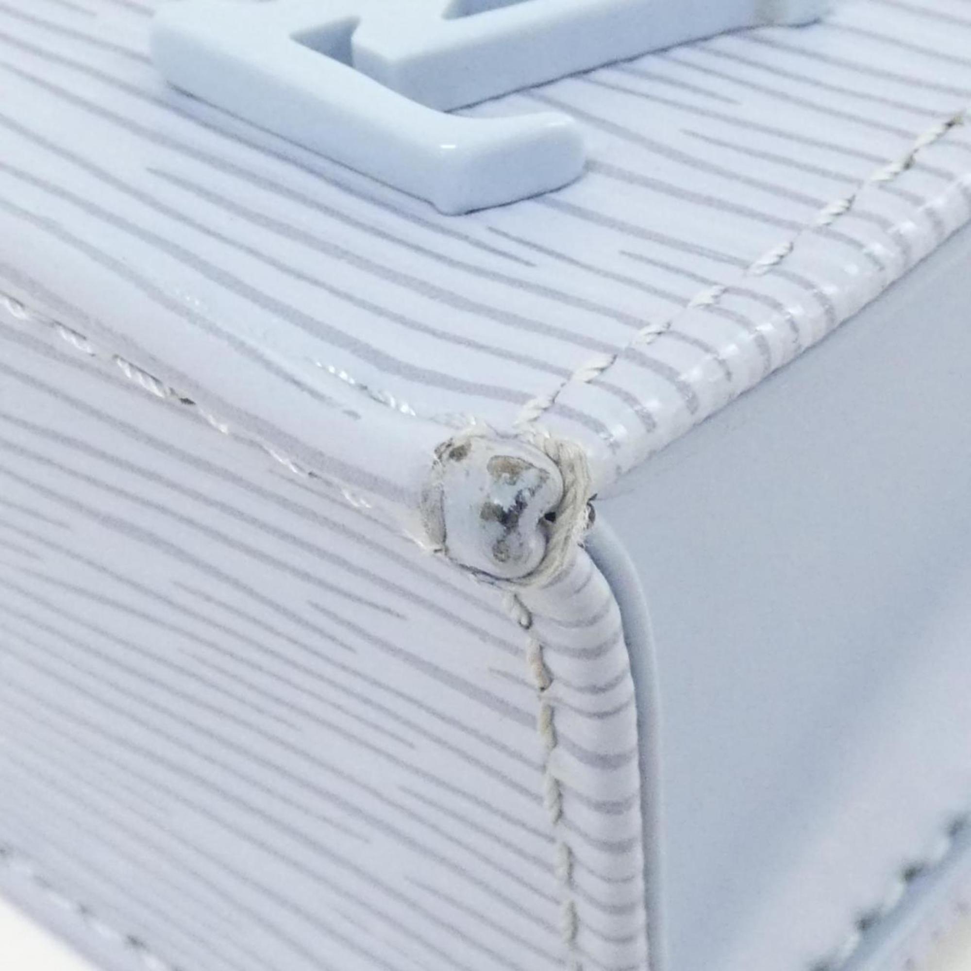 Louis Vuitton Light Blue Leather Handbag (Pre-Owned)