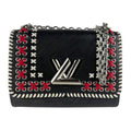 Louis Vuitton Black Off-White Red Color Epi Leather Shoulder Bag (Pre-Owned)