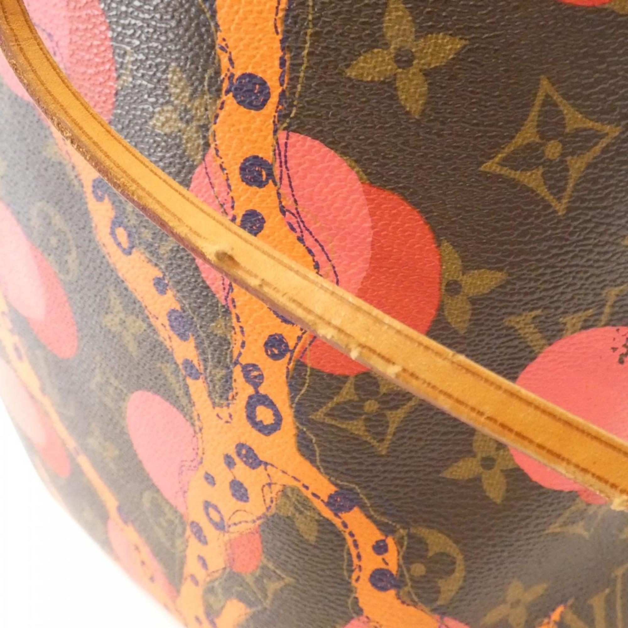 Louis Vuitton Marron Coated Canvas Handbag (Pre-Owned)