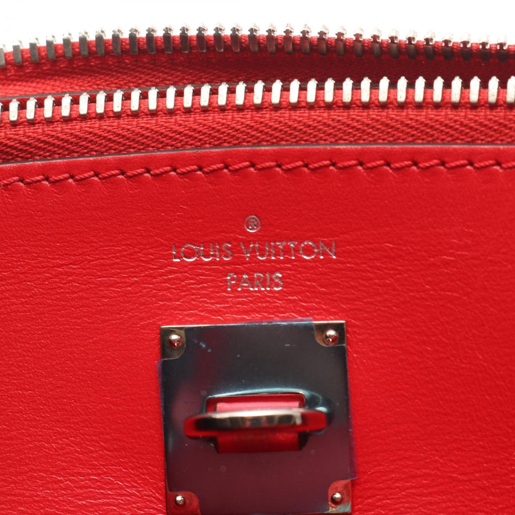 Louis Vuitton Red Color Leather Handbag (Pre-Owned)