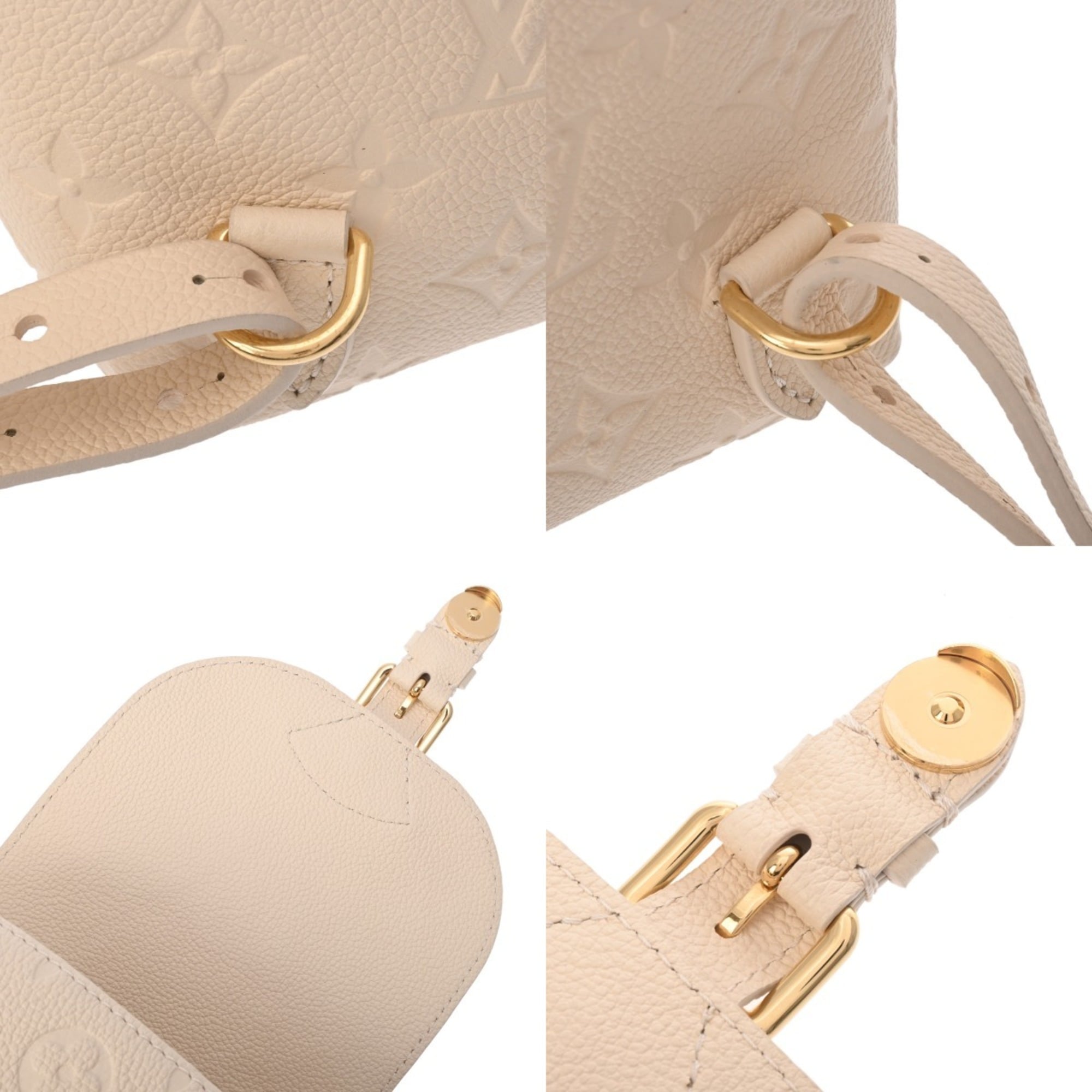 Louis Vuitton White Leather Backpack (Pre-Owned)