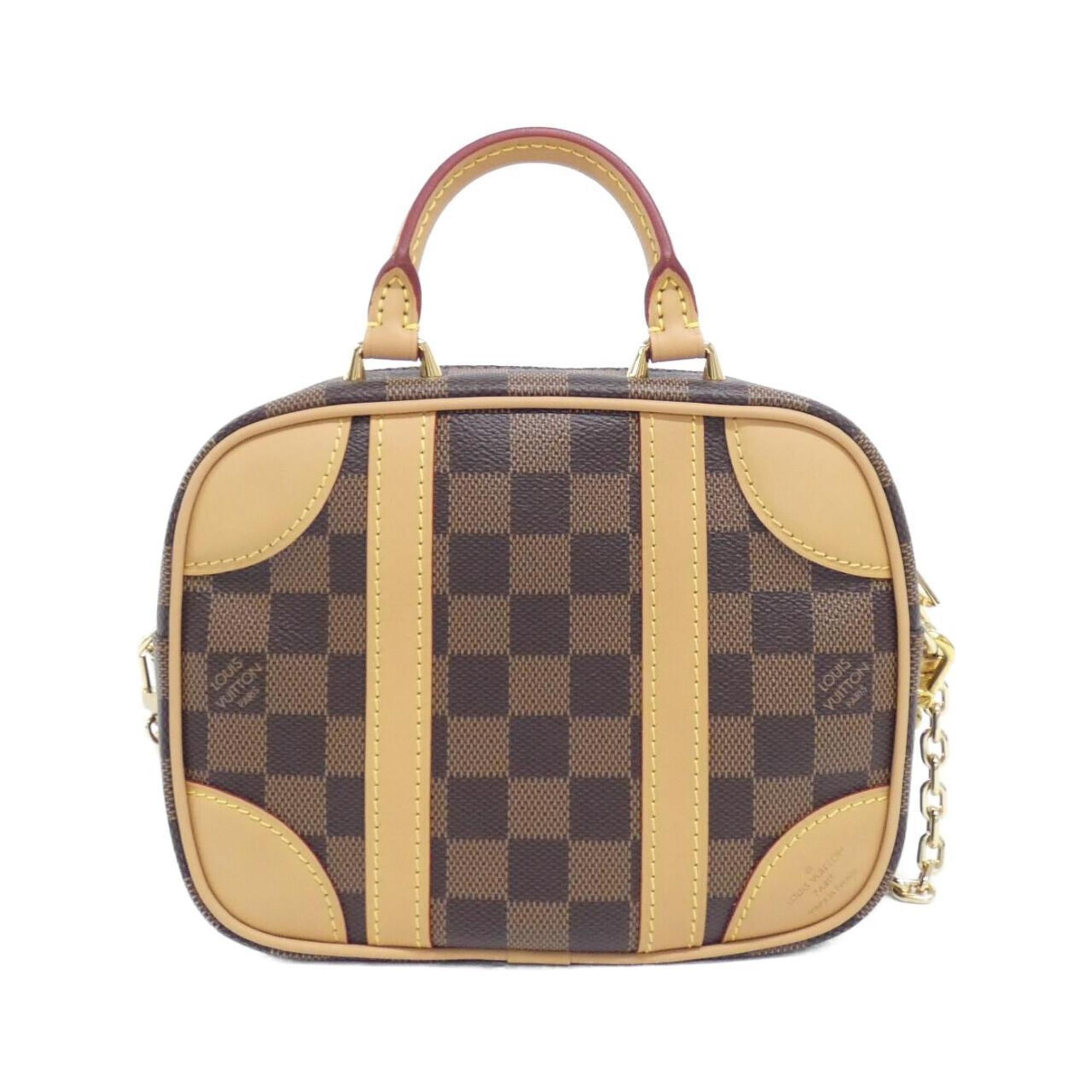 Louis Vuitton Brown Coated Canvas Shoulder Bag (Pre-Owned)