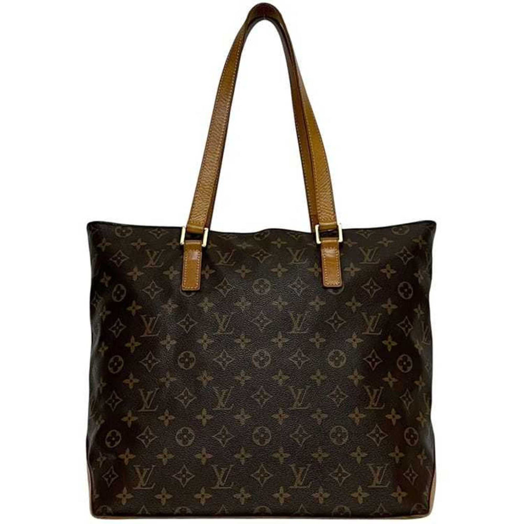 Louis Vuitton Monogram Brown Monogram Leather Tote Bag (Pre-Owned)