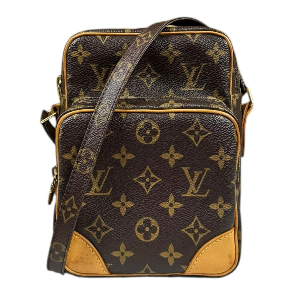 Louis Vuitton Brown Monogram Canvas Shoulder Bag (Pre-Owned)