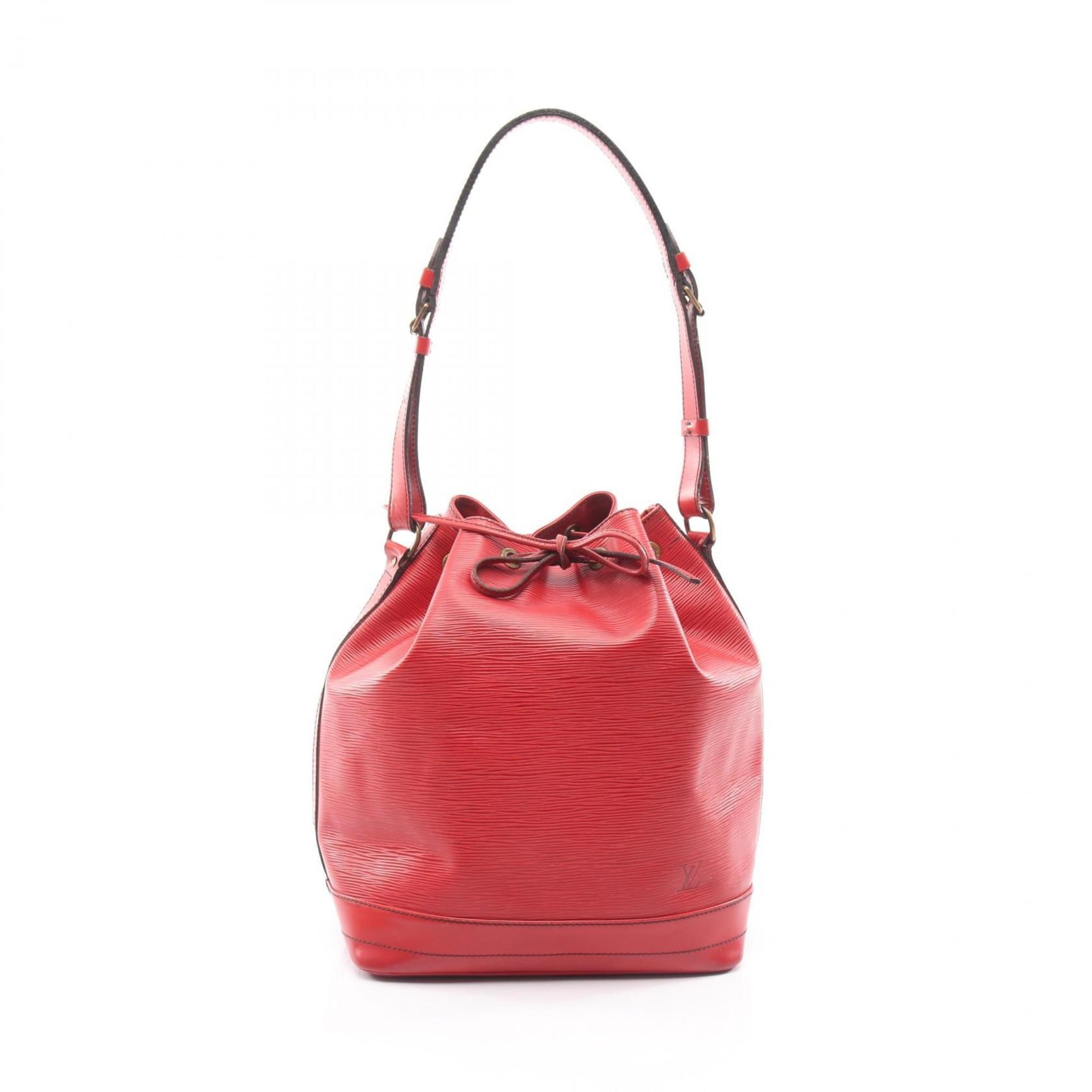Louis Vuitton Castilian Red Red Color Leather Shoulder Bag (Pre-Owned)