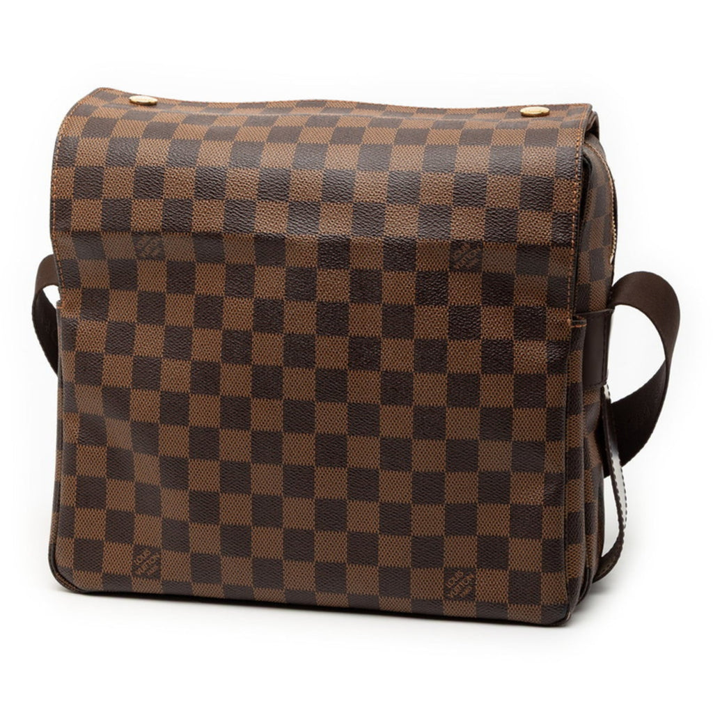 Louis Vuitton Brown Damier Canvas Ebene Leather Pvc Messenger Bag (Pre-Owned)
