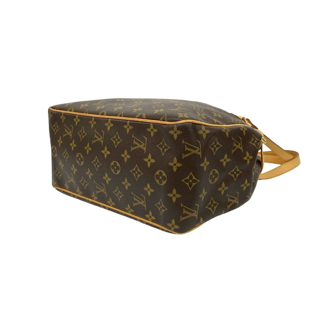Louis Vuitton Brown Leather Pvc Shoulder Bag Tote Bag (Pre-Owned)