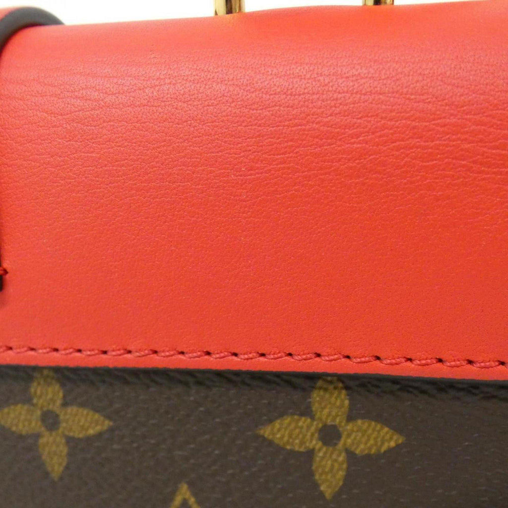 Louis Vuitton Brown Coquelicots Coated Canvas Leather Handbag (Pre-Owned)