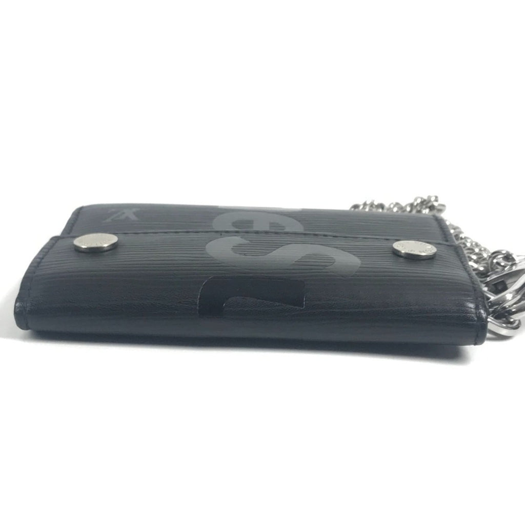 Louis Vuitton Epi Black Noir Epi Leather Chain/Shoulder Wallet (Pre-Owned)
