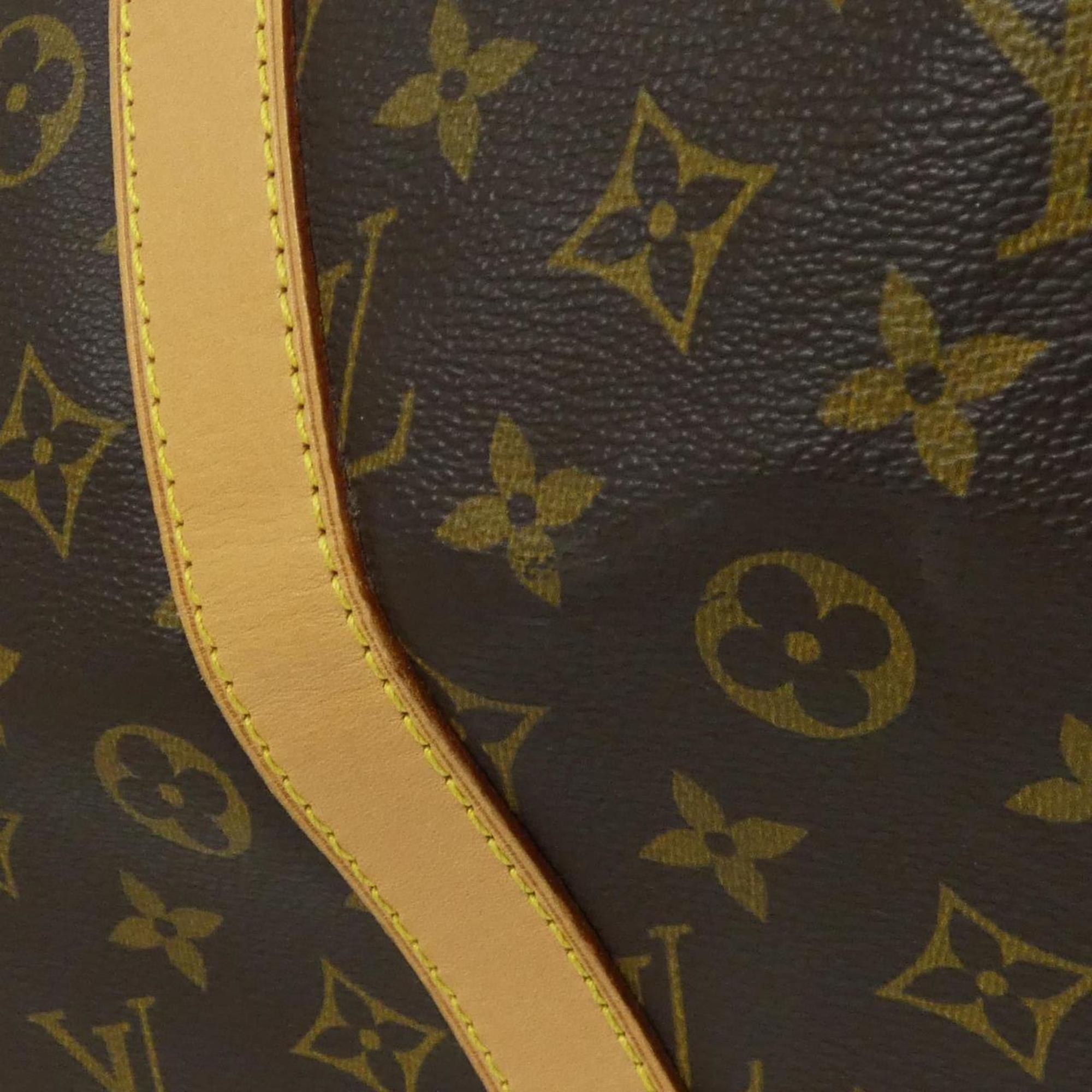 Louis Vuitton Marron Coated Canvas Boston Bag (Pre-Owned)