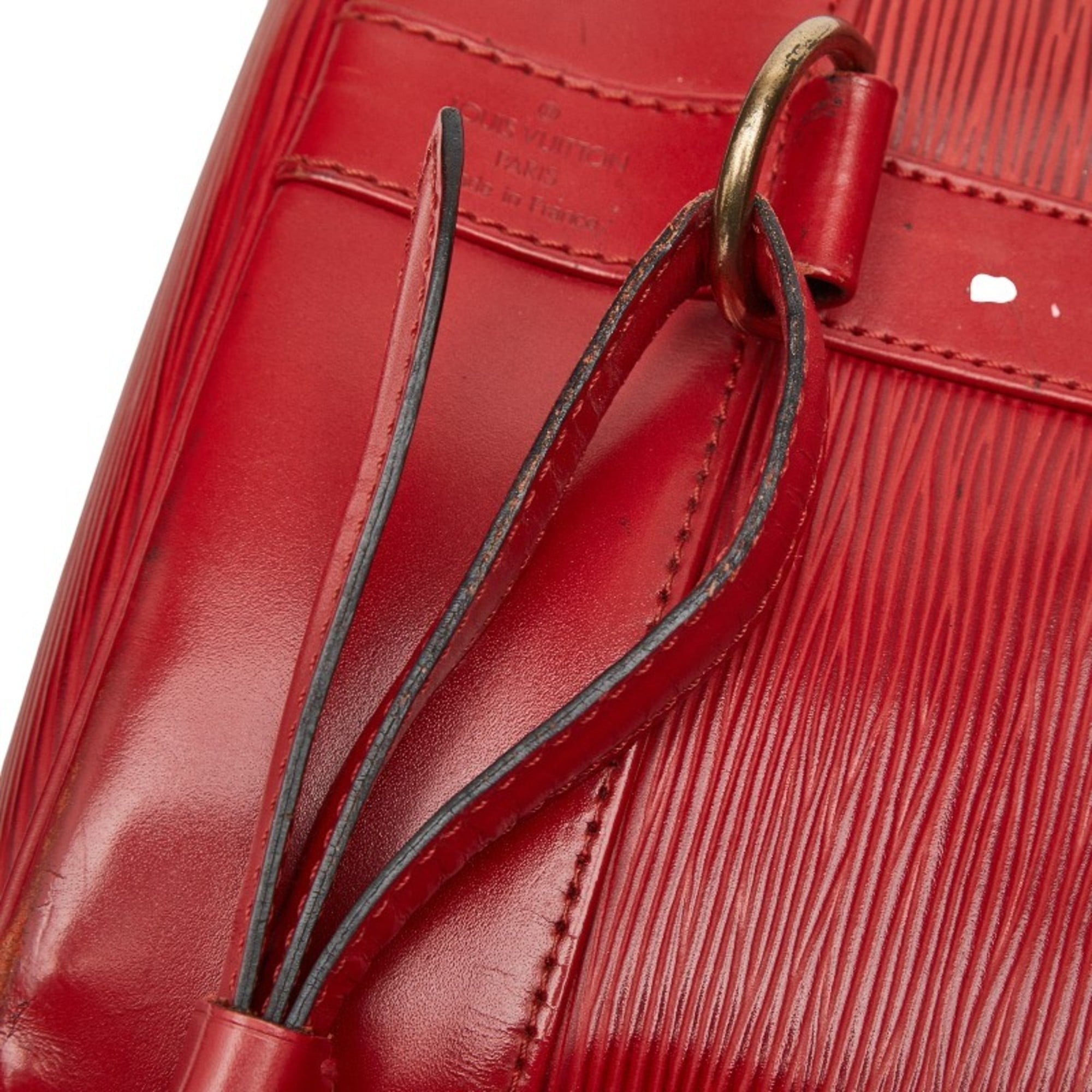 Louis Vuitton Castilian Red Epi Leather Shoulder Bag (Pre-Owned)