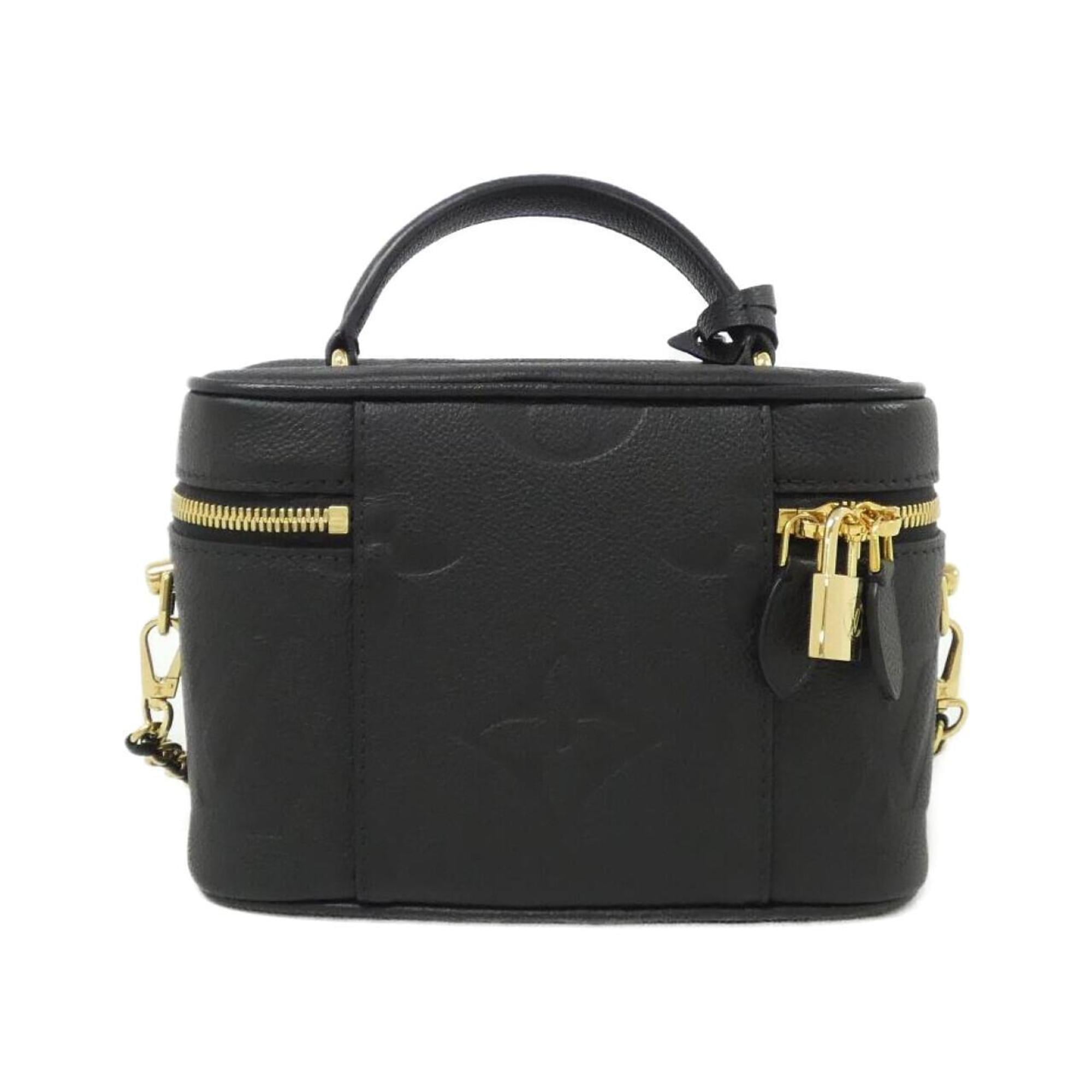 Louis Vuitton Black Leather Handbag (Pre-Owned)