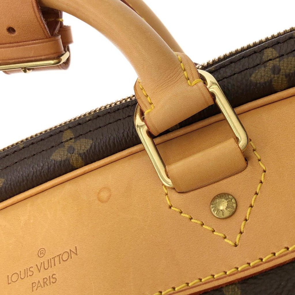 Louis Vuitton Brown Coated Canvas Boston Bag (Pre-Owned)