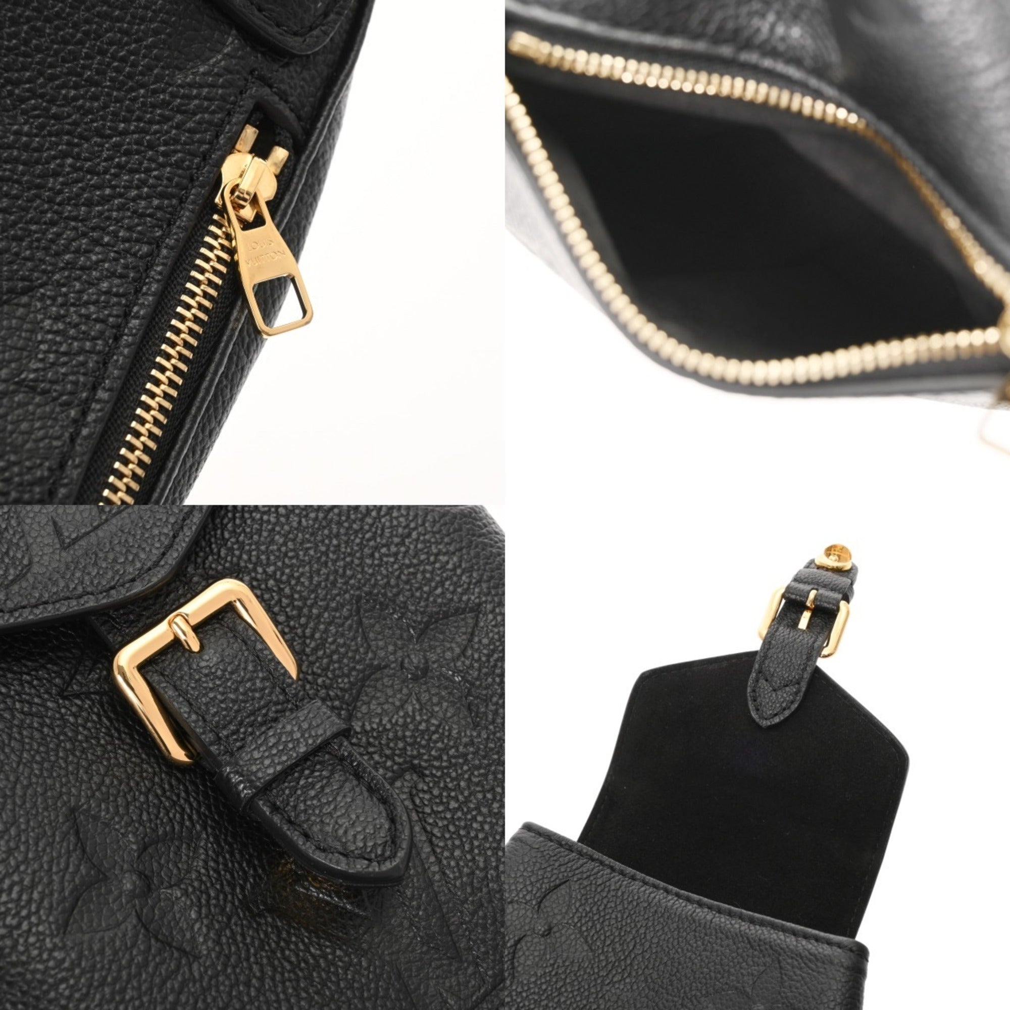 Louis Vuitton Monogram Empreinte Noir Leather Backpack (Pre-Owned)
