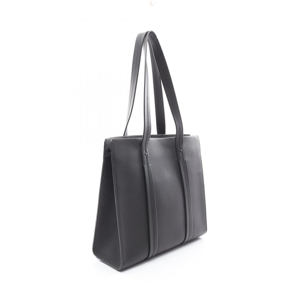 Louis Vuitton Black Leather Tote Bag (Pre-Owned)