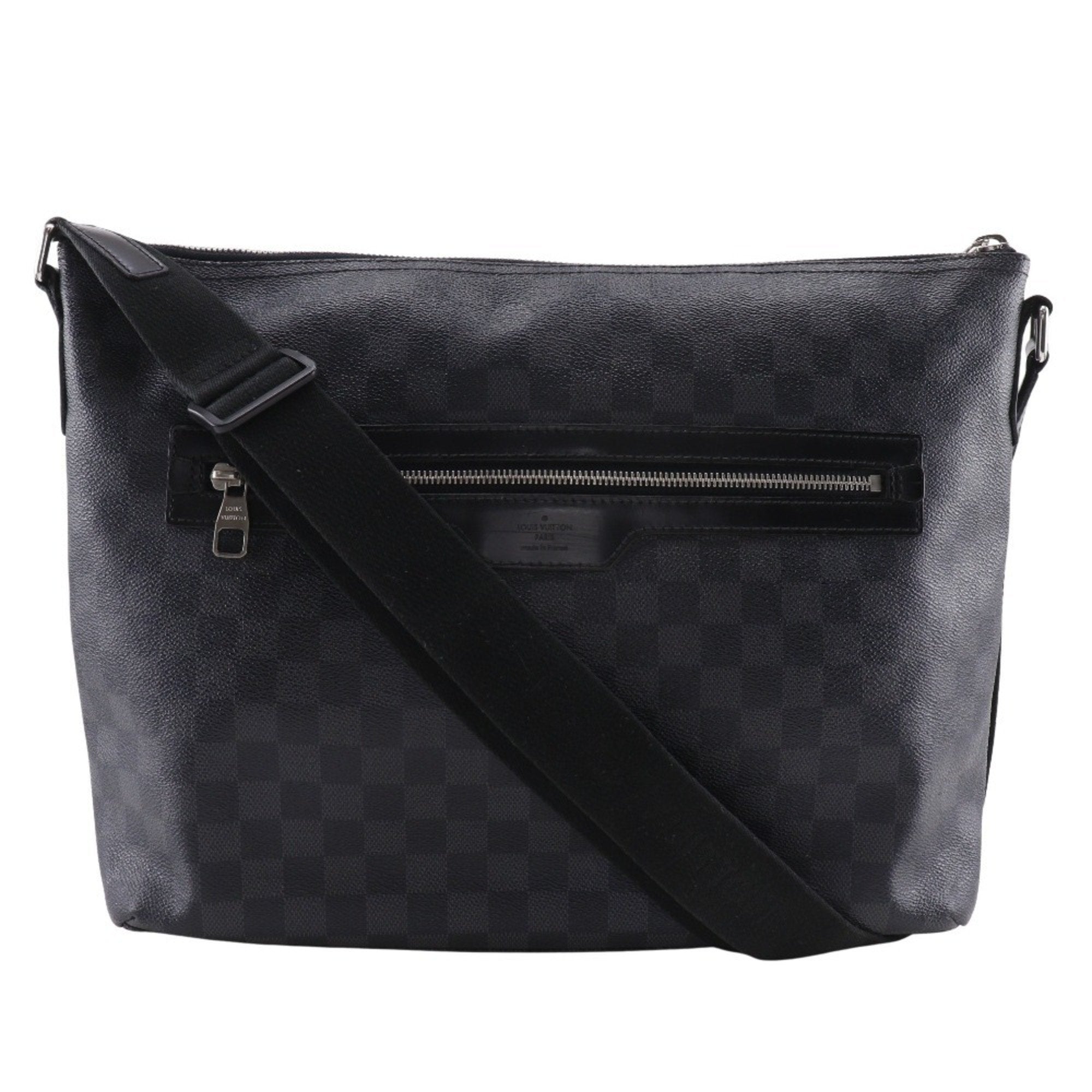 Louis Vuitton Black Damier Graphite Canvas Shoulder Bag (Pre-Owned)