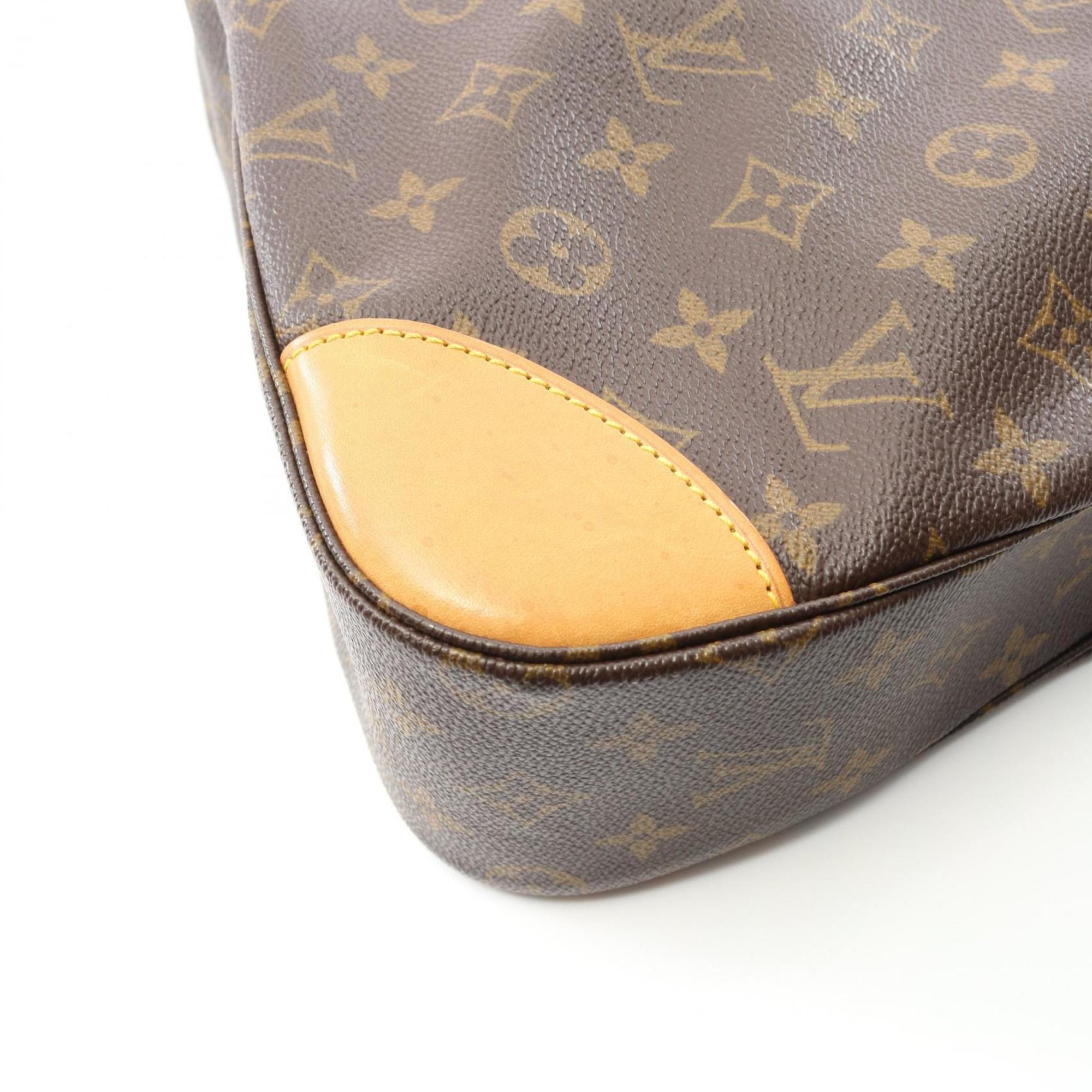 Louis Vuitton Brown Coated Canvas Leather Shoulder Bag (Pre-Owned)