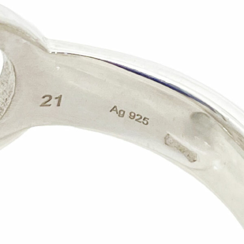 Interlocking G Band Ring Sterling Silver