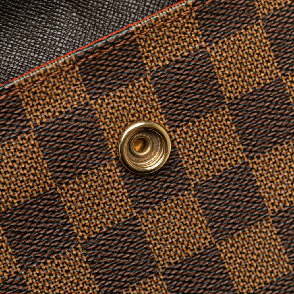 Louis Vuitton Brown Pvc Leather Pochette Shoulder Bag (Pre-Owned)