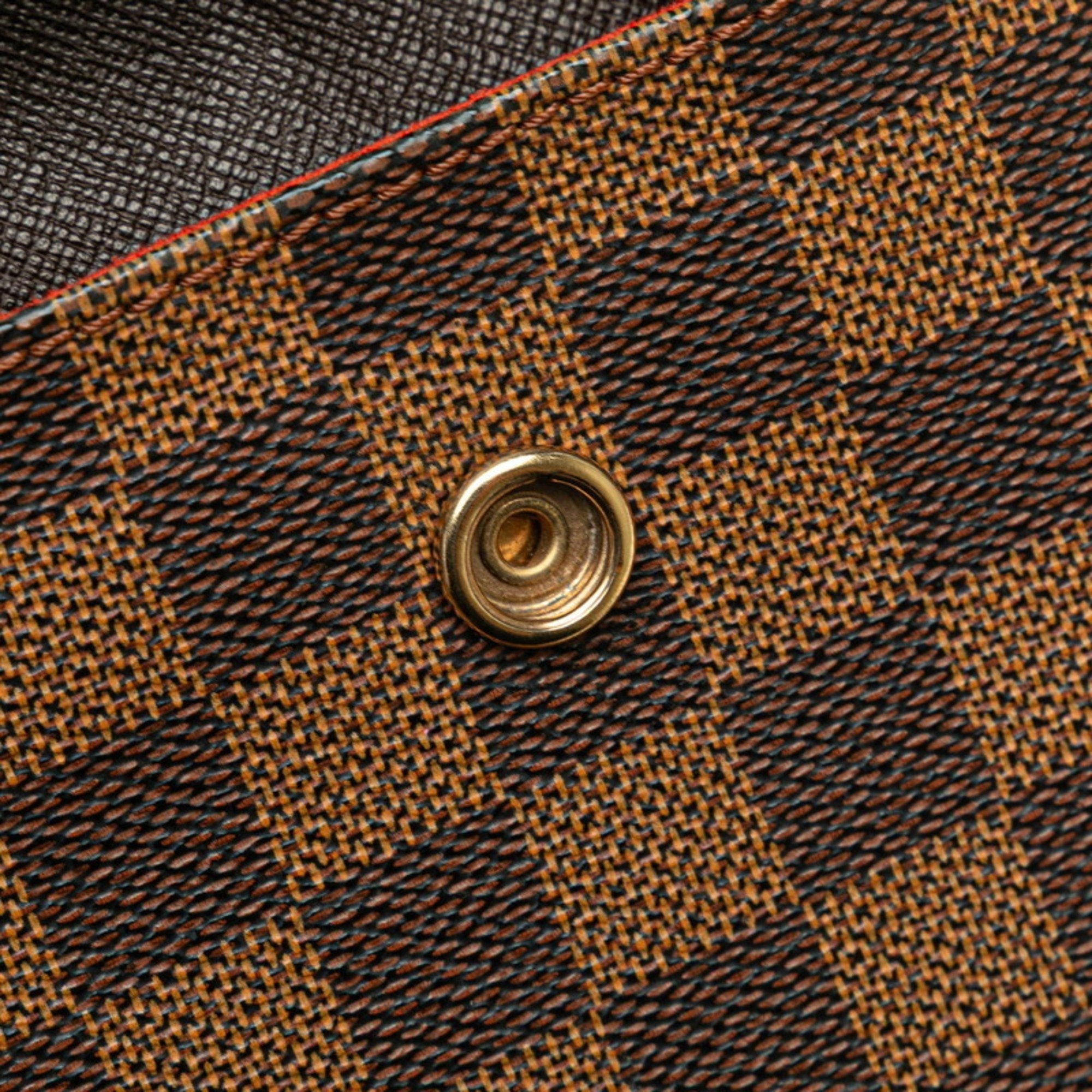 Louis Vuitton Brown Pvc Leather Pochette Shoulder Bag (Pre-Owned)