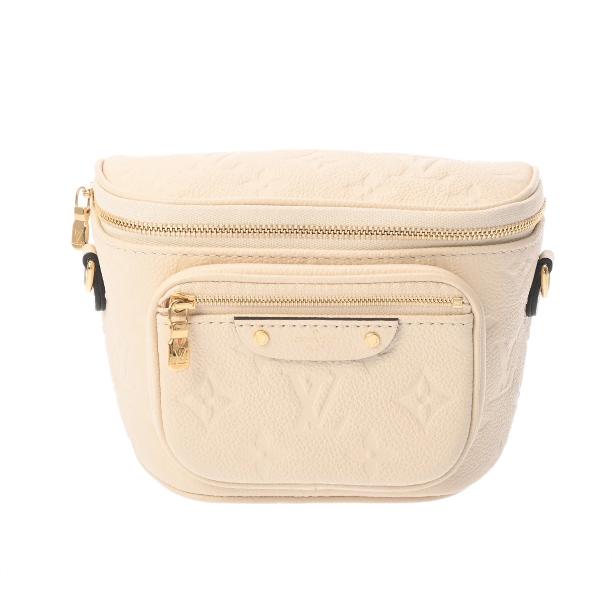 Louis Vuitton Cream Leather Shoulder Bag (Pre-Owned)