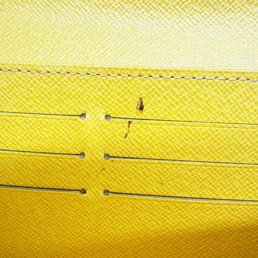 Louis Vuitton Yellow Epi Leather Long Wallet (Bi-Fold) (Pre-Owned)