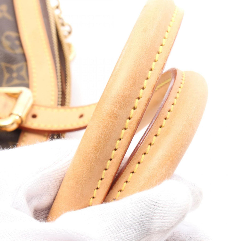 Louis Vuitton Brown Monogram Pvc Coated Canvas Leather Handbag (Pre-Owned)