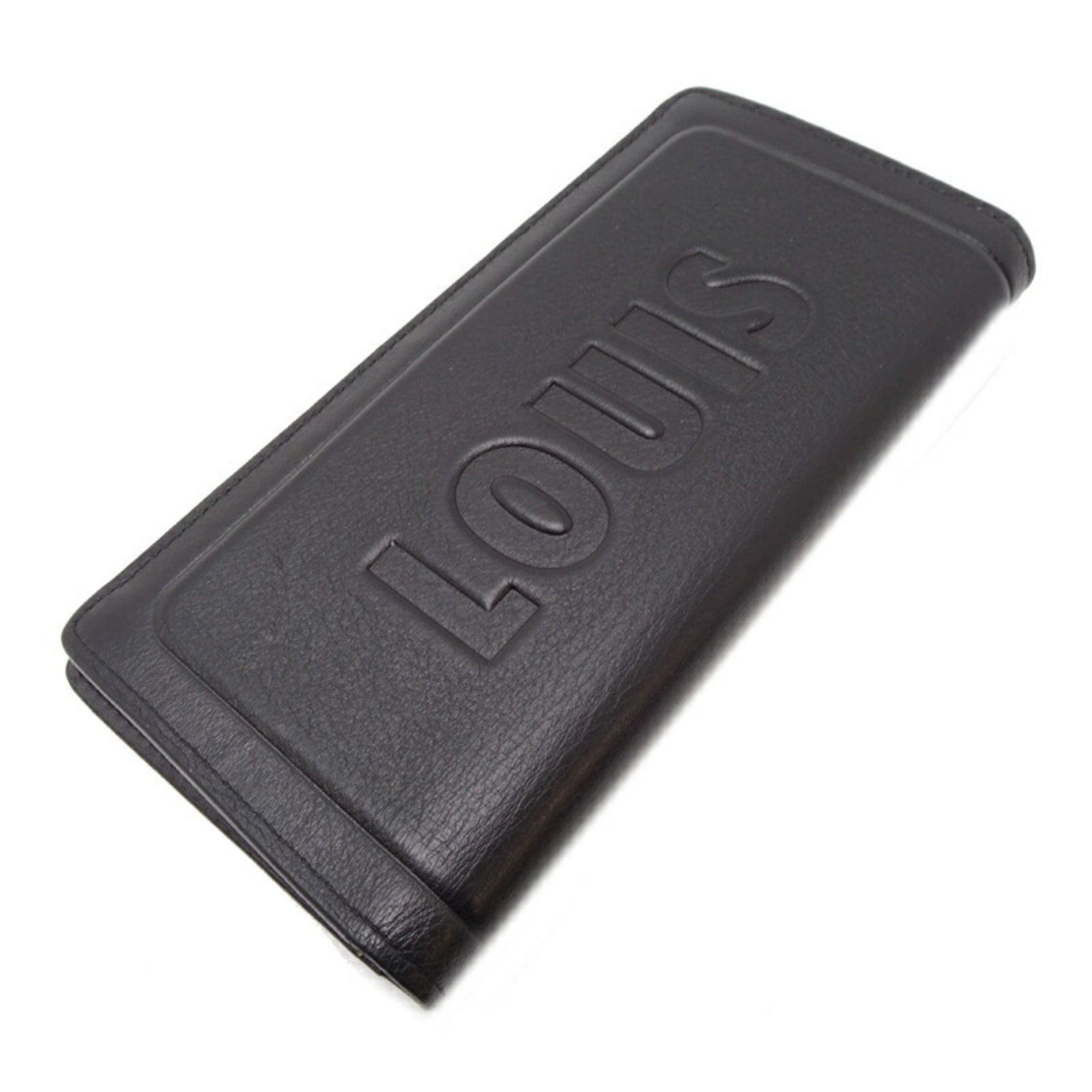Louis Vuitton Black Noir Long Wallet (Bi-Fold) (Pre-Owned)