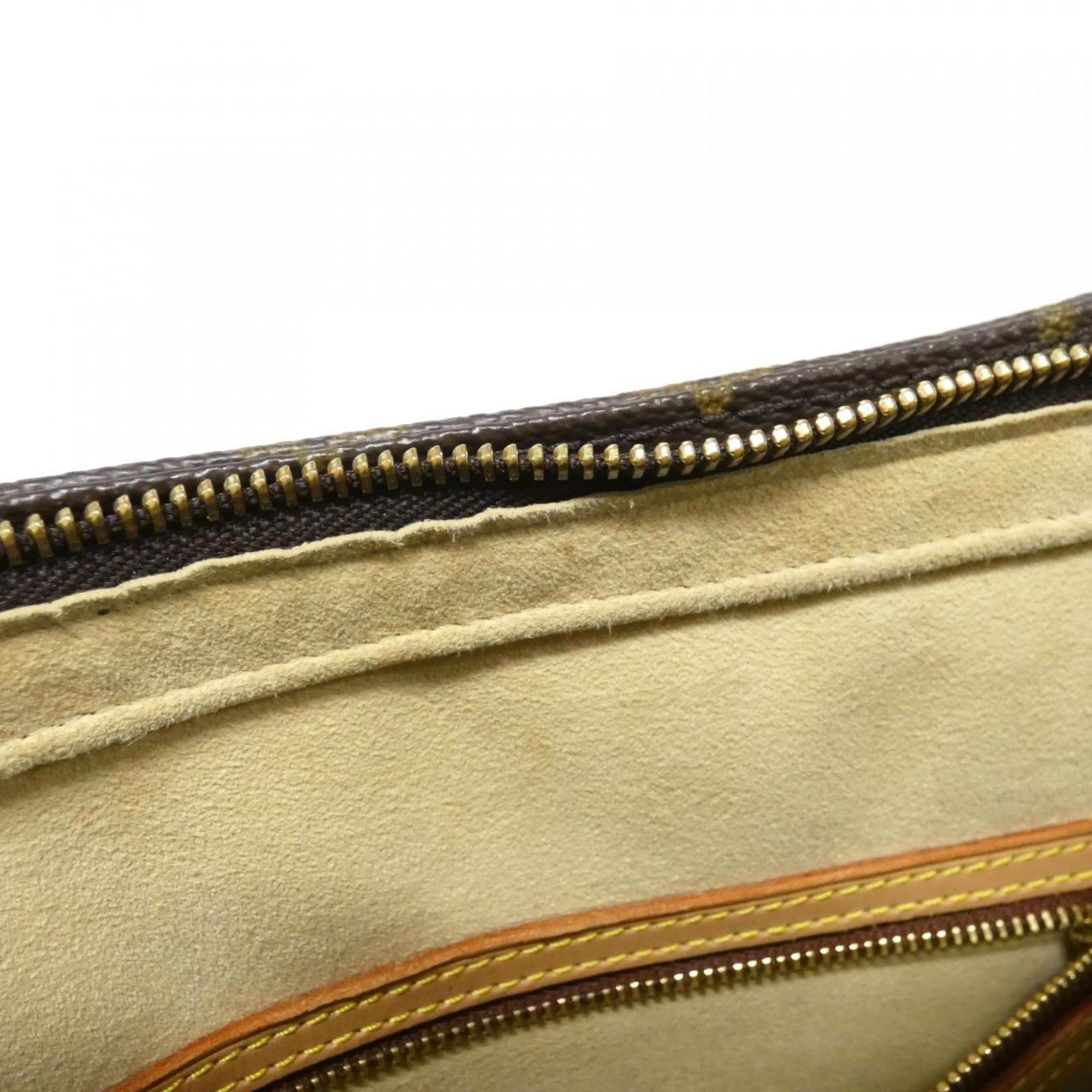 Louis Vuitton Brown Coated Canvas Shoulder Bag (Pre-Owned)