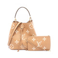 Louis Vuitton Brown Ivory Monogram Empreinte Shoulder Bag (Pre-Owned)
