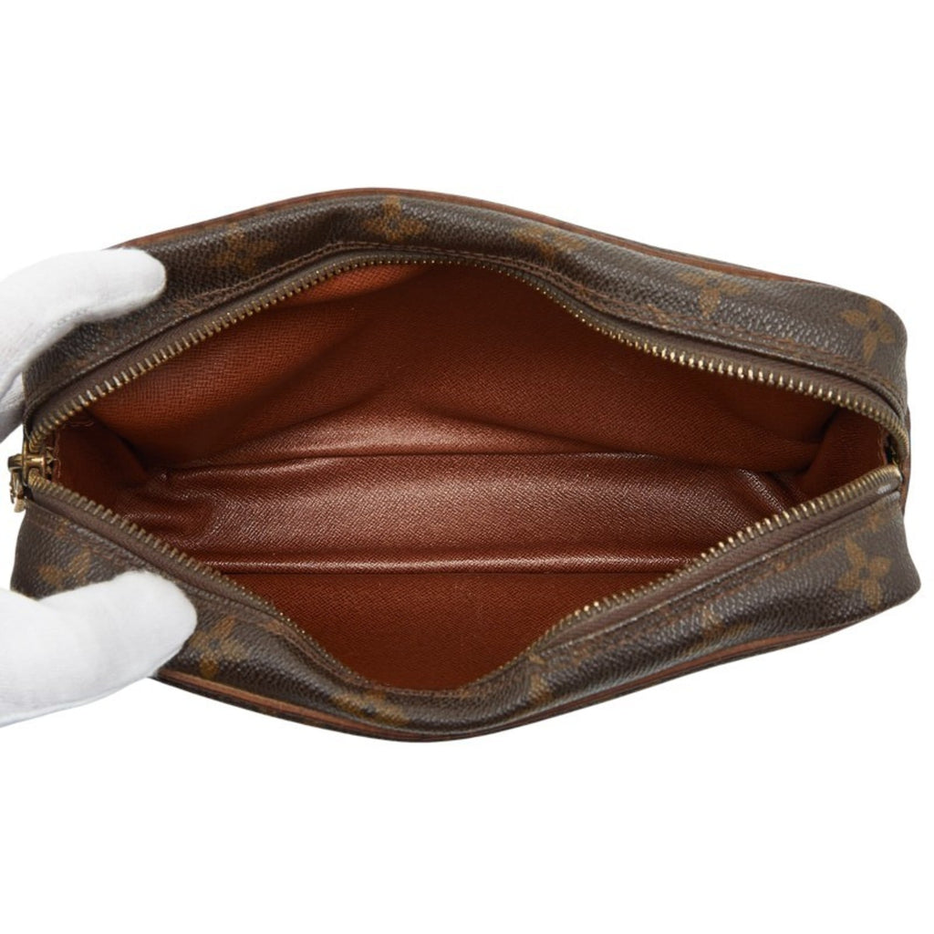 Louis Vuitton Brown Pvc Leather Briefcase (Pre-Owned)