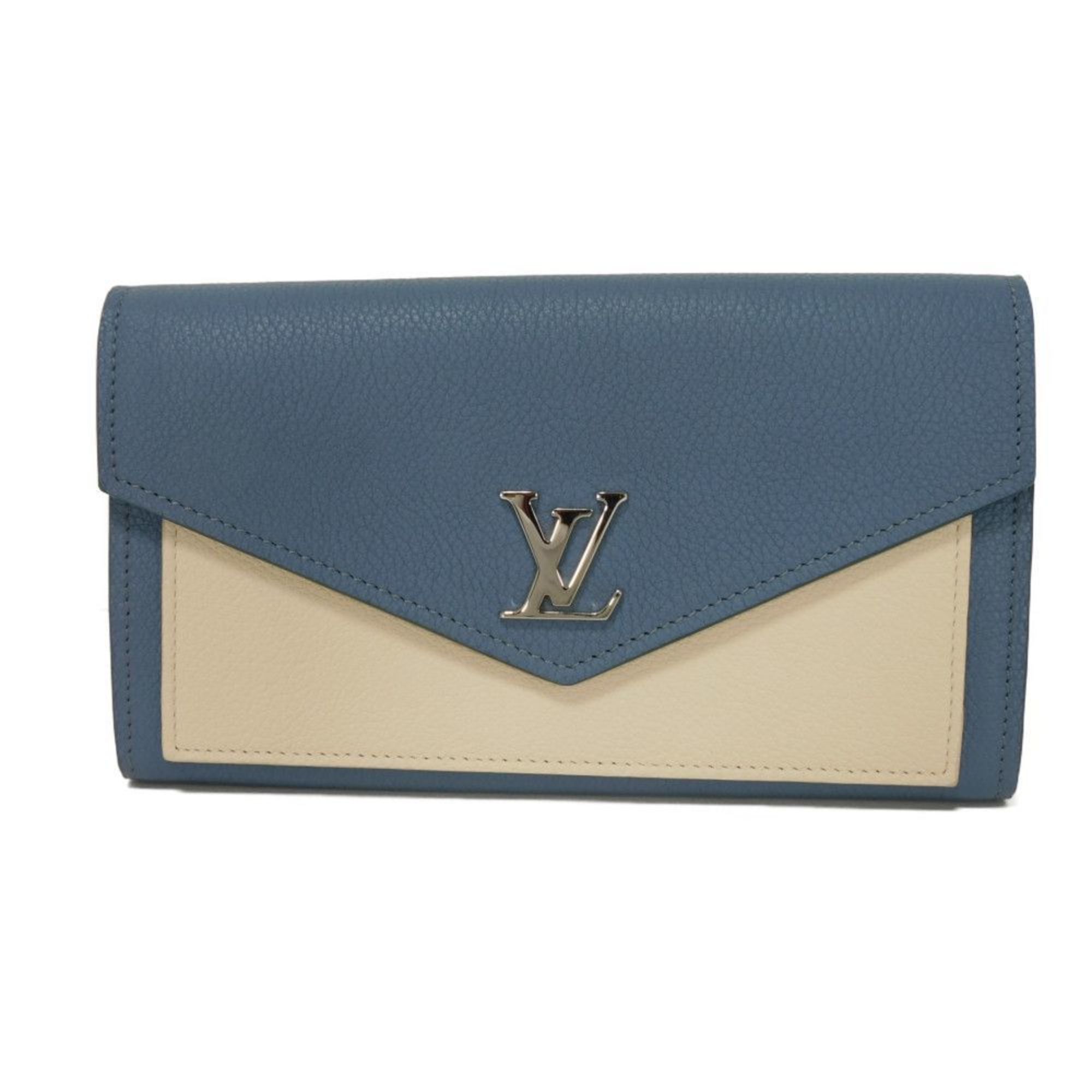 Louis Vuitton Blue Jean Long Wallet (Bi-Fold) (Pre-Owned)