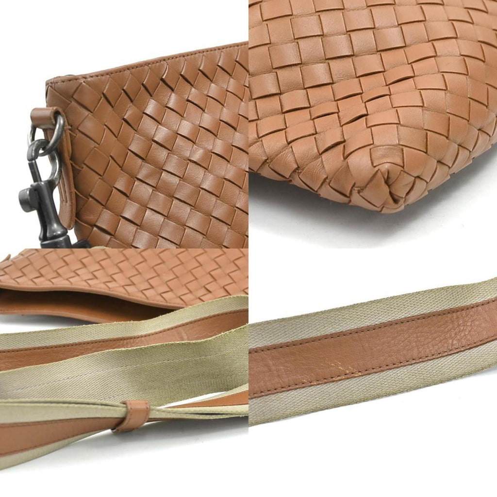 Flat Messenger Bag Intrecciato Nappa Large