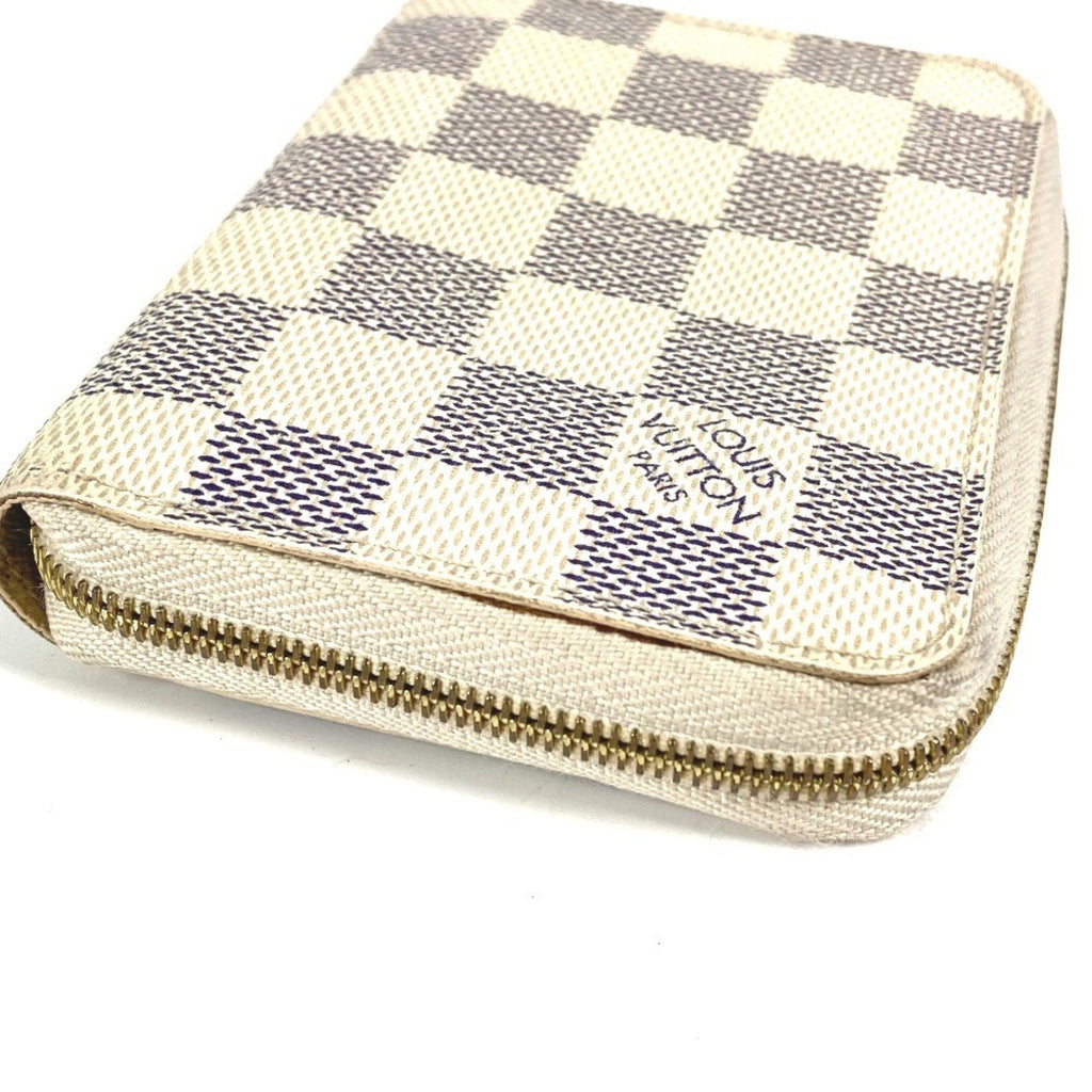 Louis Vuitton Damier Azur Damier Azur White Damier Azur Coin Purse/Coin Case (Pre-Owned)
