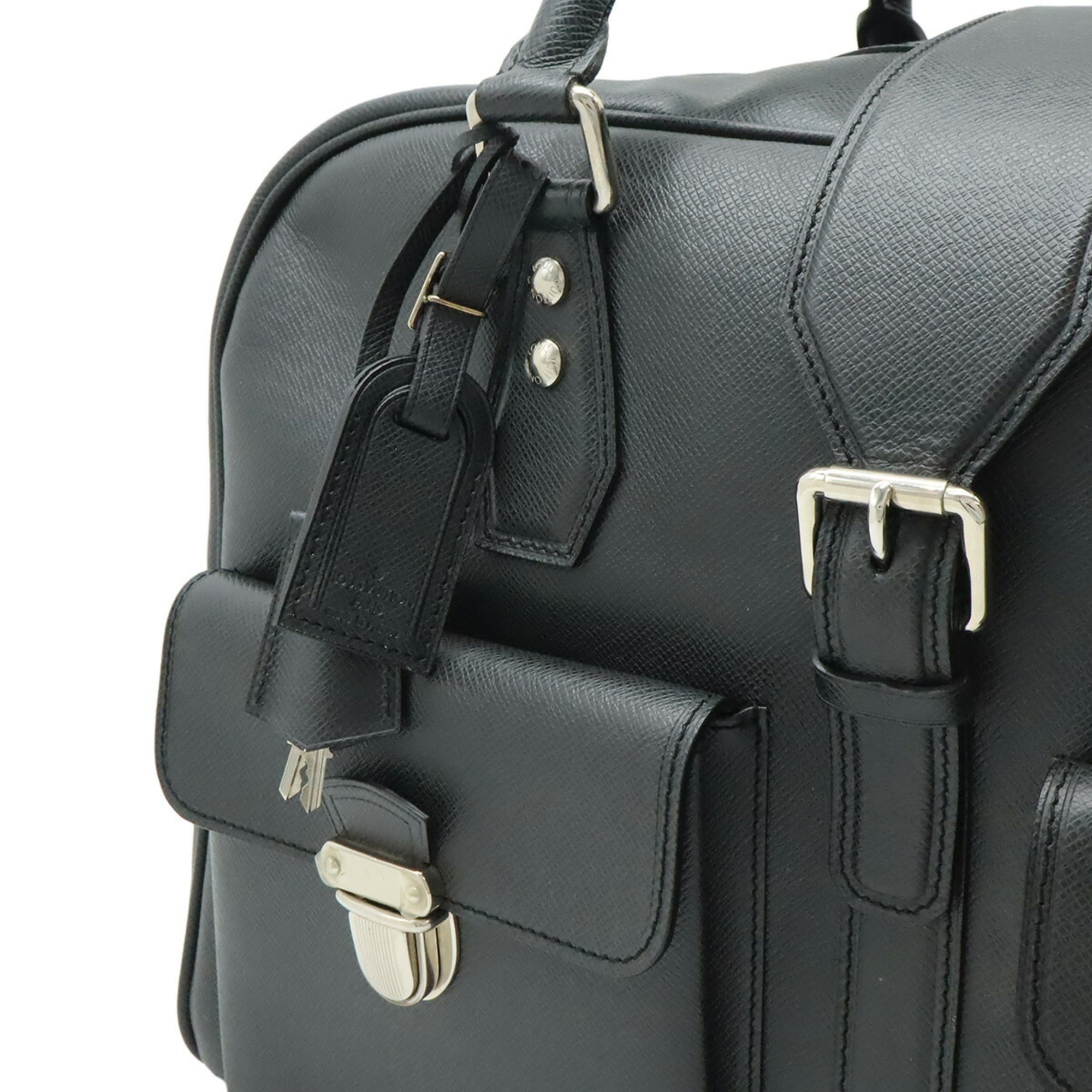 Louis Vuitton Taiga Ardoise Taiga Leather Boston Bag (Pre-Owned)