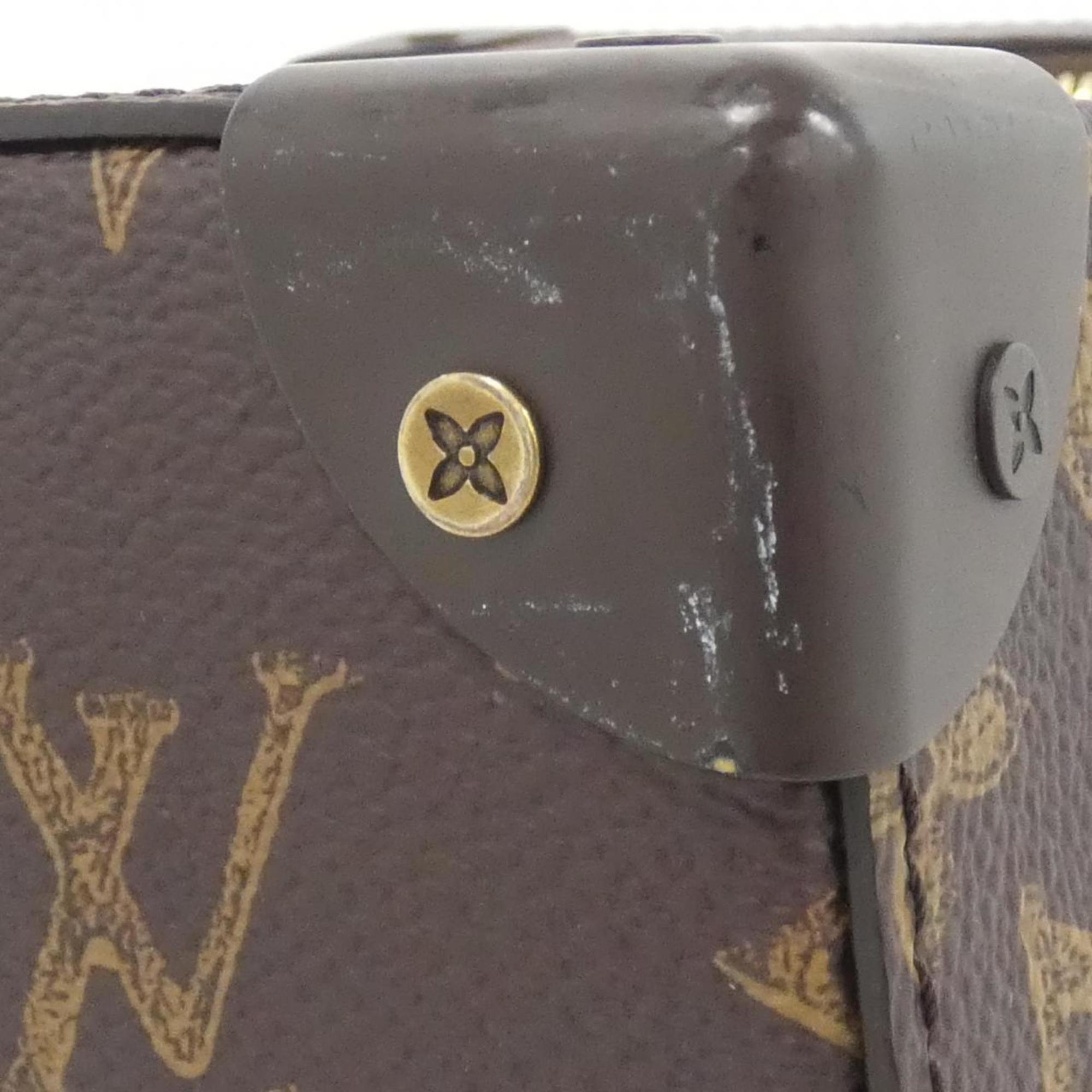 Louis Vuitton Brown Coated Canvas Handbag (Pre-Owned)