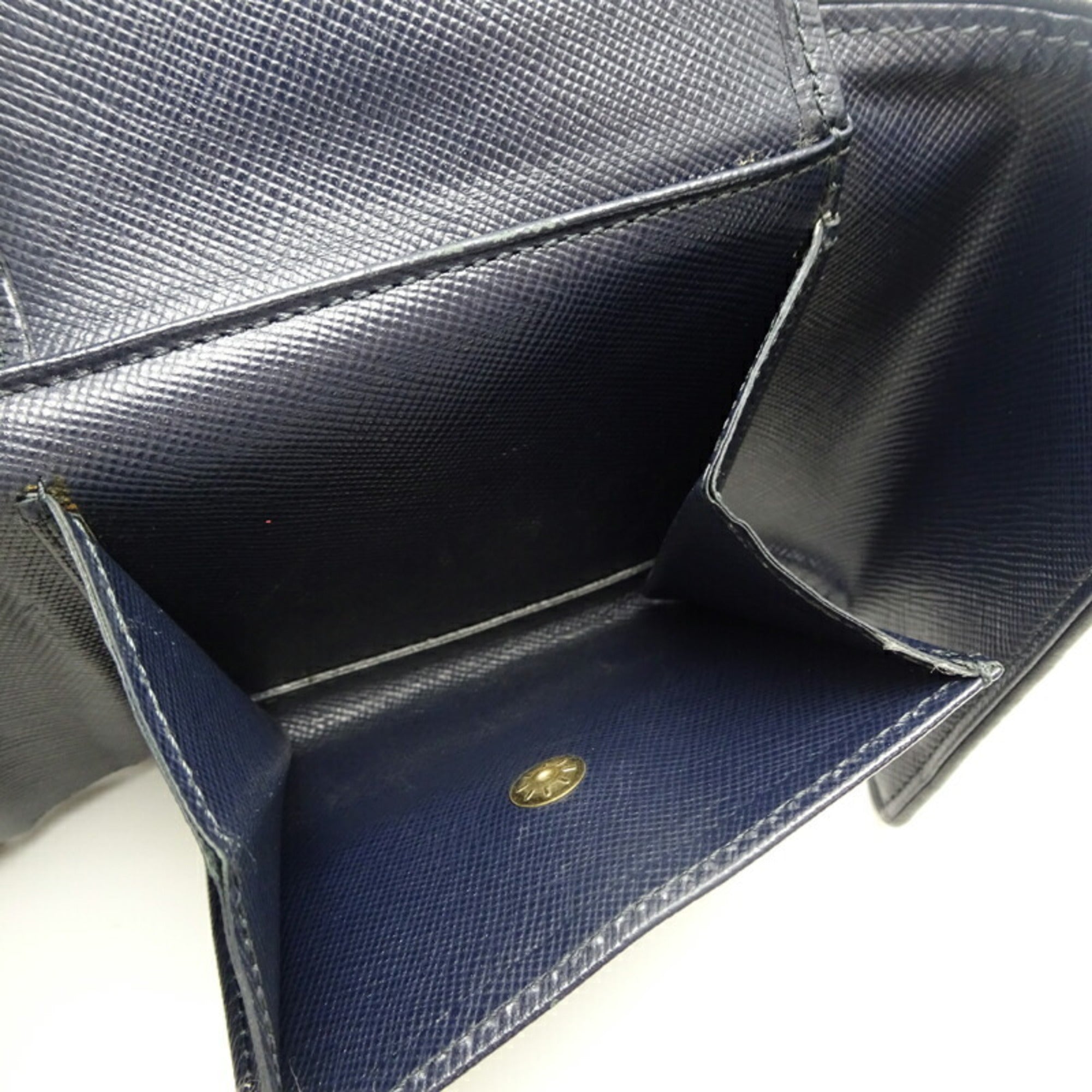 Louis Vuitton Monogram Mini Galle Monogram Navy Monogram Mini Wallet (Tri-Fold) (Pre-Owned)