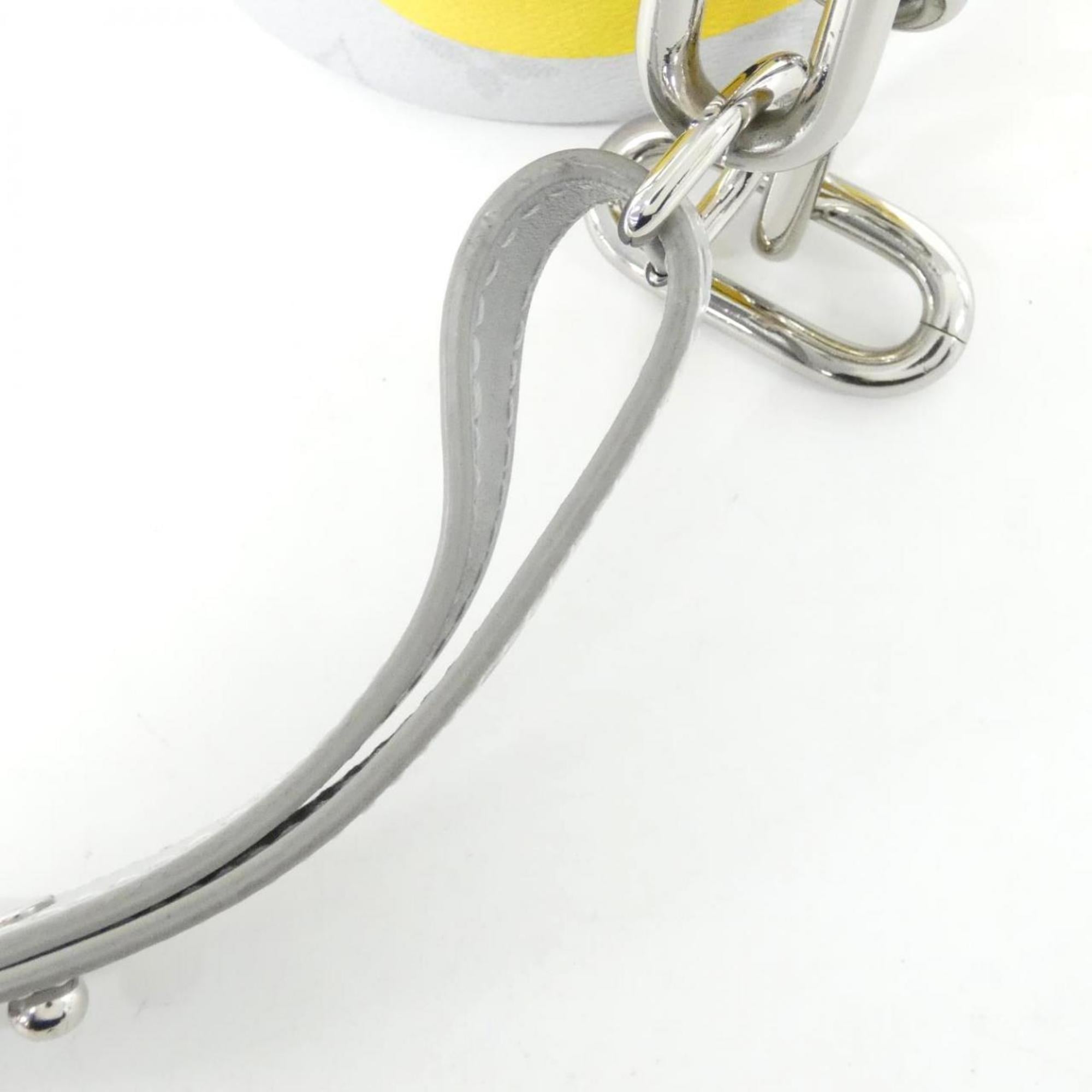 Louis Vuitton Blanc White Coated Canvas Shoulder Bag (Pre-Owned)