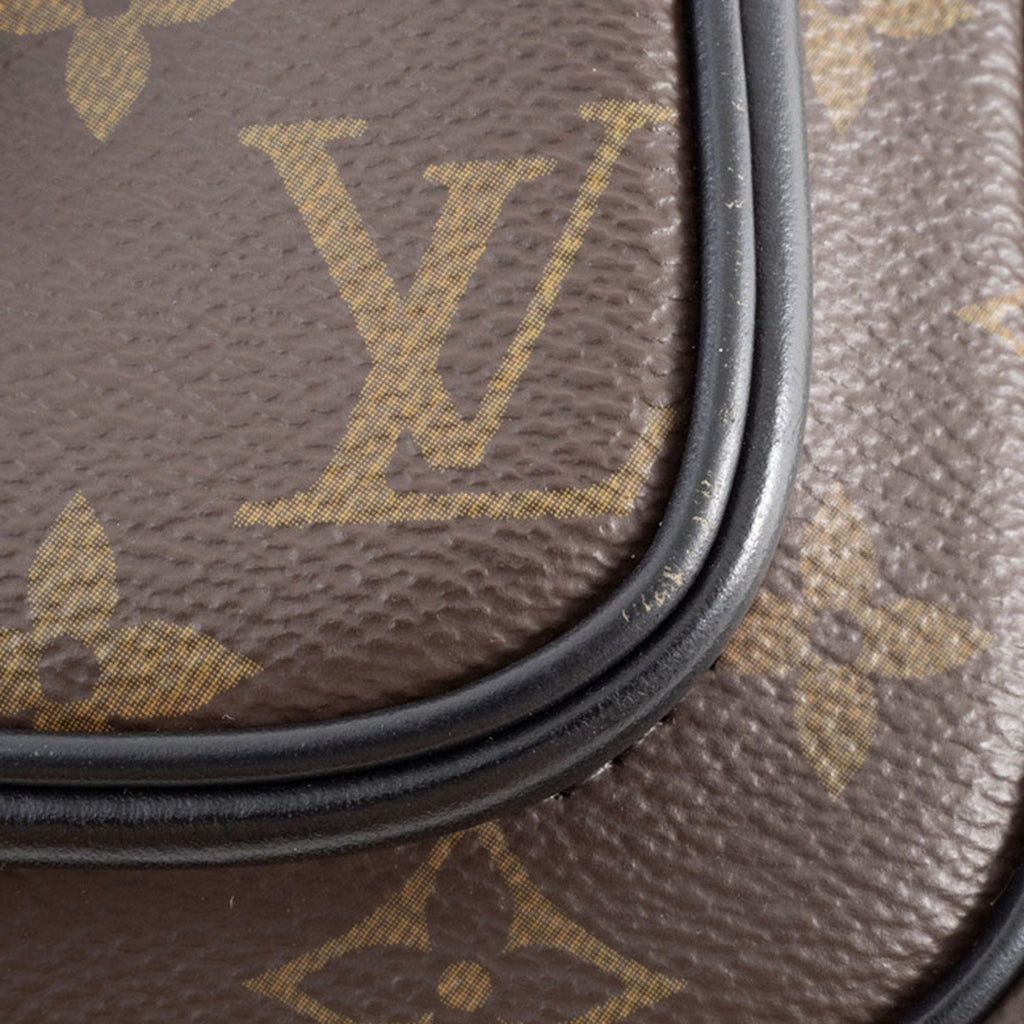Louis Vuitton Monogram Macassar Dark Brown Shoulder Bag (Pre-Owned)