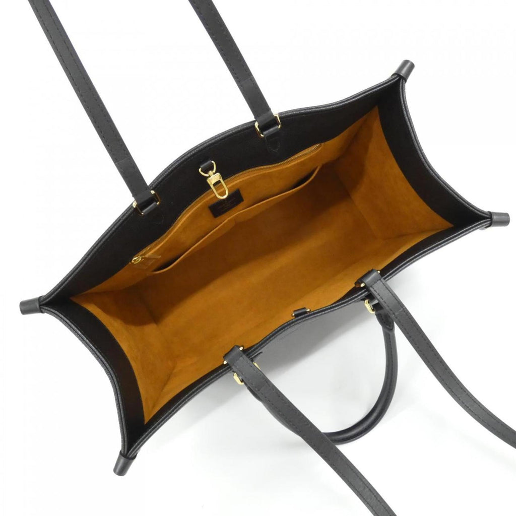 Louis Vuitton Black Leather Handbag (Pre-Owned)
