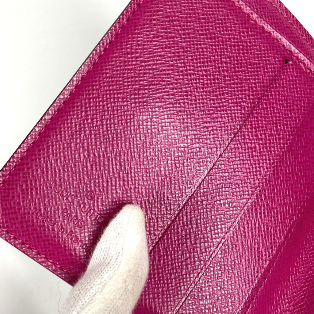 Louis Vuitton Monogram Fuchsia Pink Monogram Pink Monogram Perforated Wallet (Bi-Fold) (Pre-Owned)