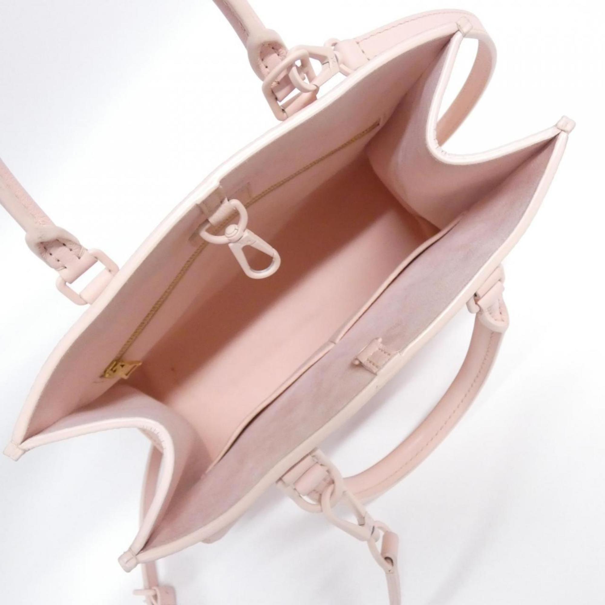 Louis Vuitton Pink Rose Leather Handbag (Pre-Owned)