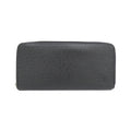 Louis Vuitton Black Leather Long Wallet (Bi-Fold) (Pre-Owned)