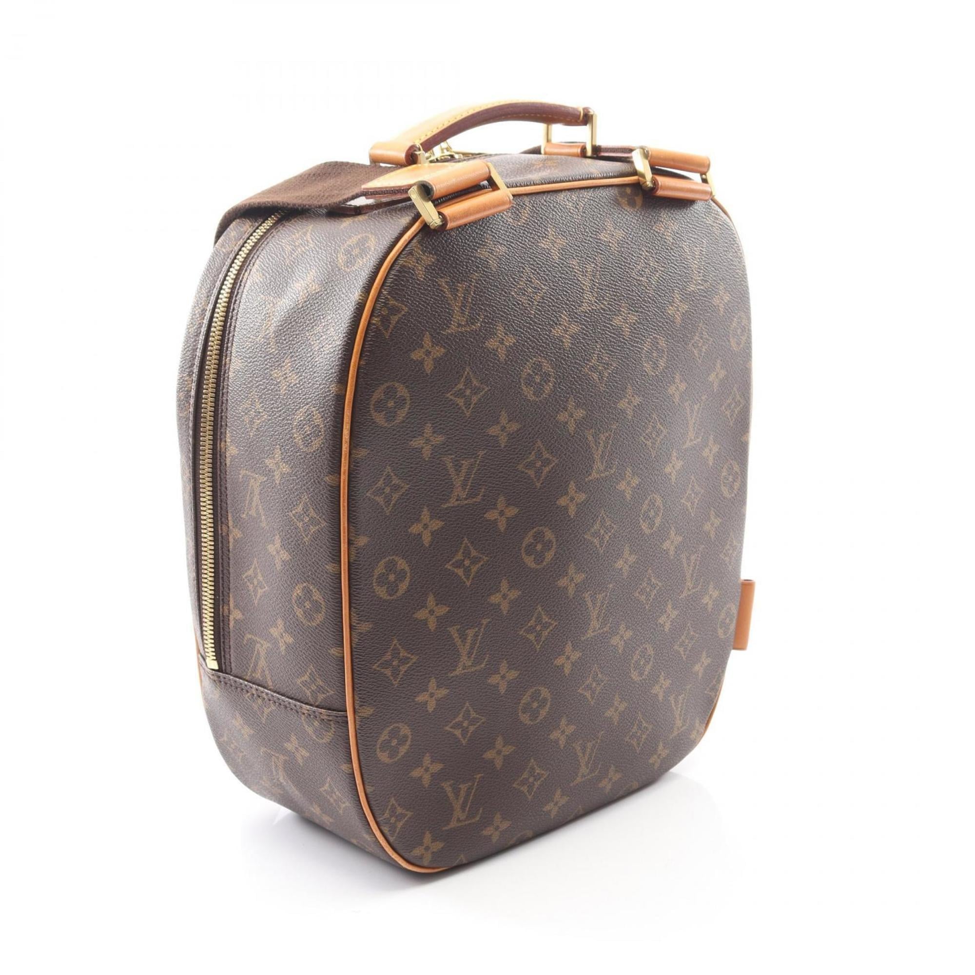 Louis Vuitton Monogram Brown Coated Canvas Leather Handbag (Pre-Owned)