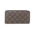 Louis Vuitton Marron Coated Canvas Long Wallet (Bi-Fold) (Pre-Owned)