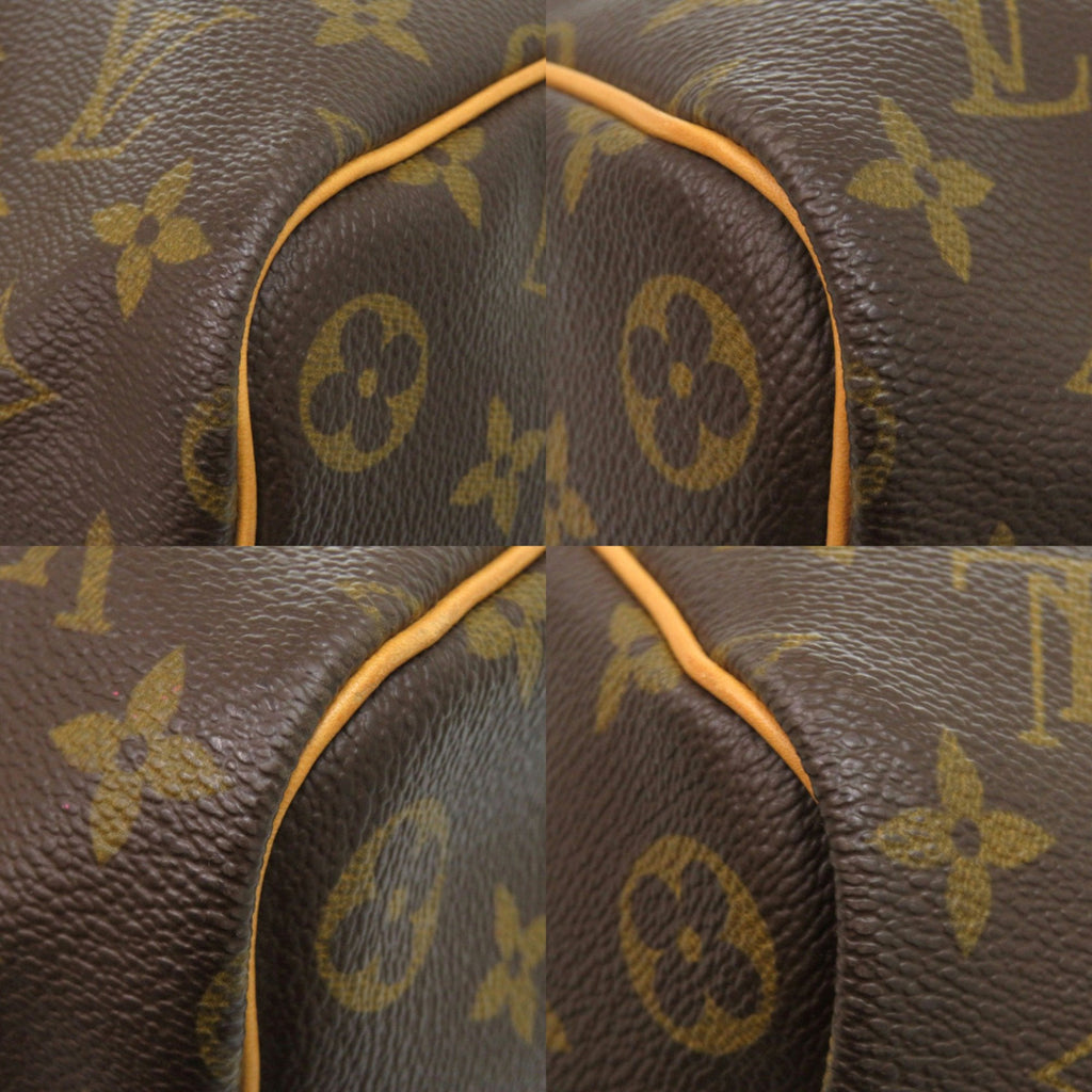 Louis Vuitton Brown Monogram Canvas Boston Bag (Pre-Owned)