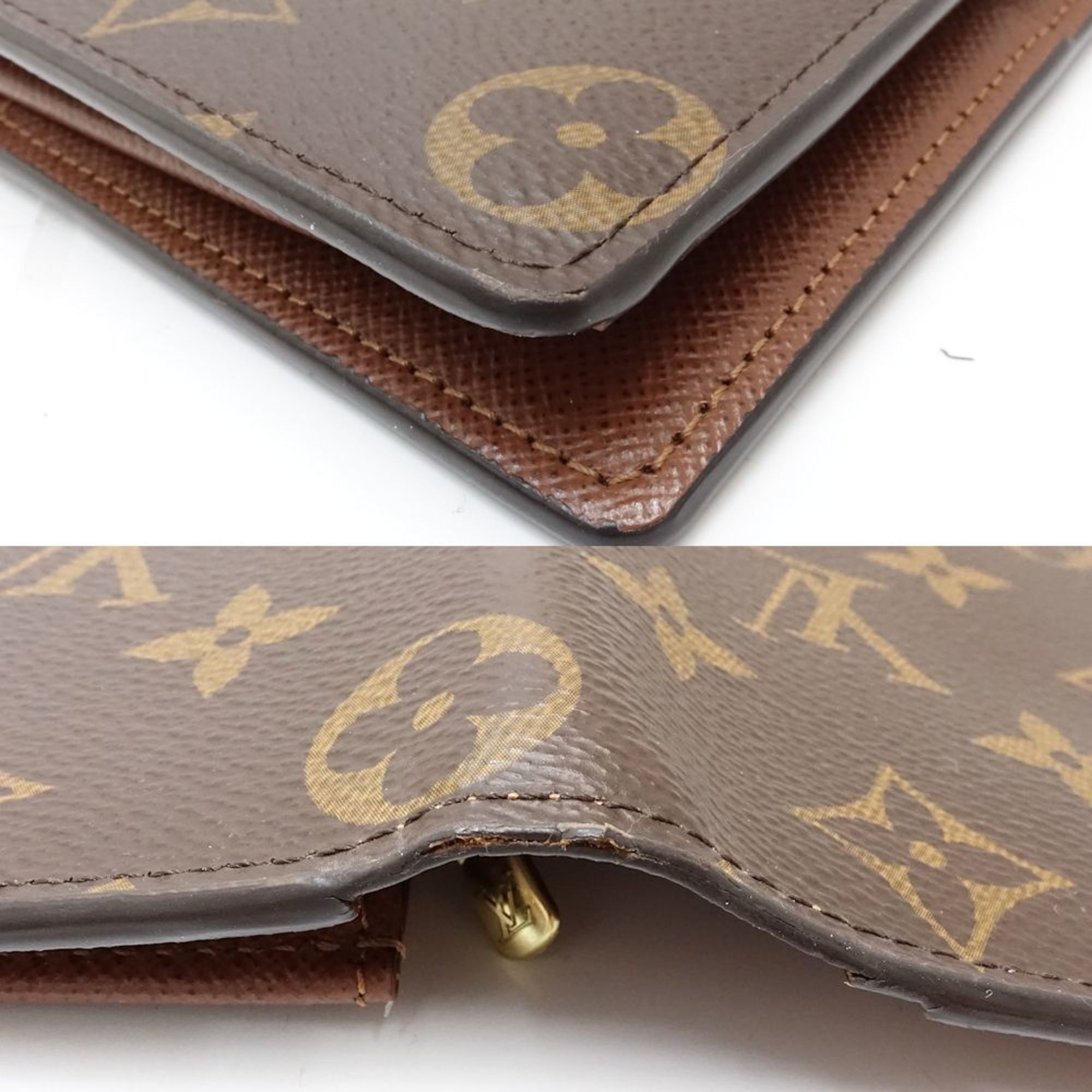 Louis Vuitton Brown Monogram Monogram Long Wallet (Bi-Fold) (Pre-Owned)